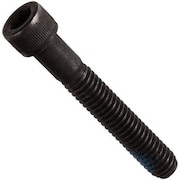 Newport Fasteners 1/4"-20 Socket Head Cap Screw, Black Oxide Alloy Steel, 8 in L, 50 PK 409756-50